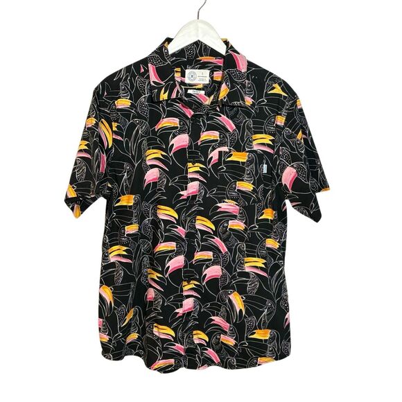 Hurley “Toucan” Hawaiian Shirt - L - Picture 1 of 7
